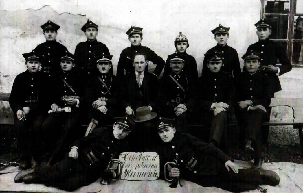 Założyciele OSP Kaniów z 1928 roku